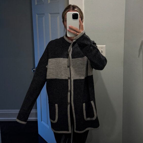 Moth Women's Wool Cardigan Jacket - Picture 3 of 9